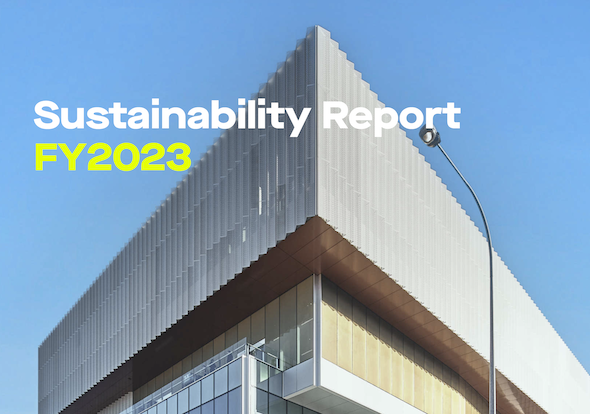 BlueScope 2023 Sustainability Report cover.