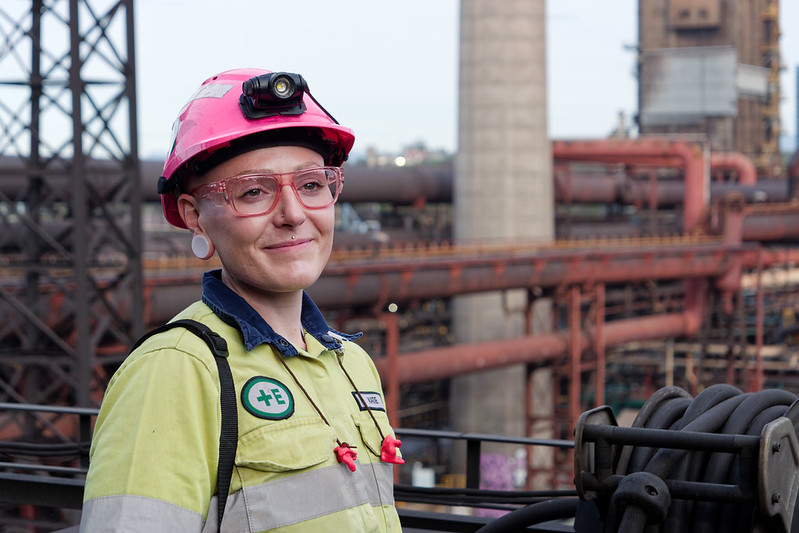 Kaitlyn McMahon at Cokemaking in Port Kembla, NSW