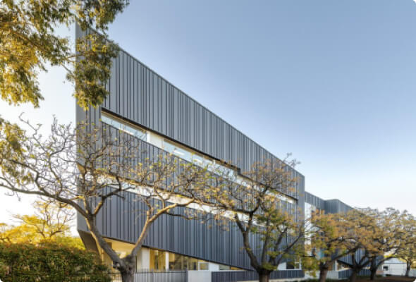 Side profile of Pembroke Middle School, Adelaide, South Australia