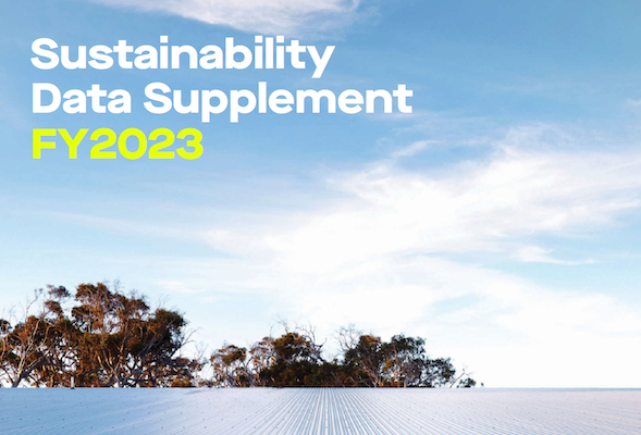Sustainability Data Supplement Report