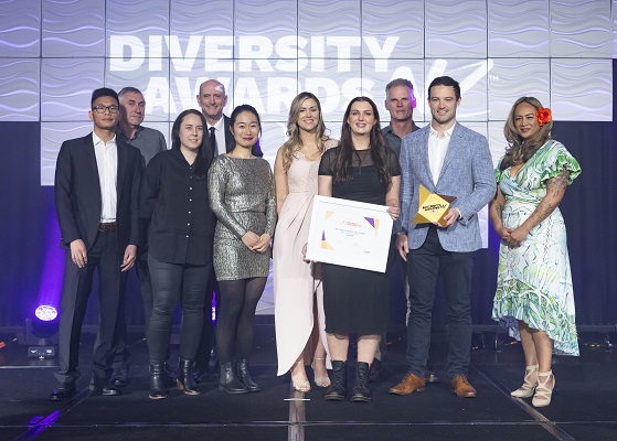 New Zealand Steel representatives at Diversity Awards