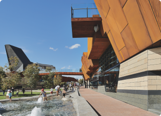 Sydney International Convention Centre parkland area